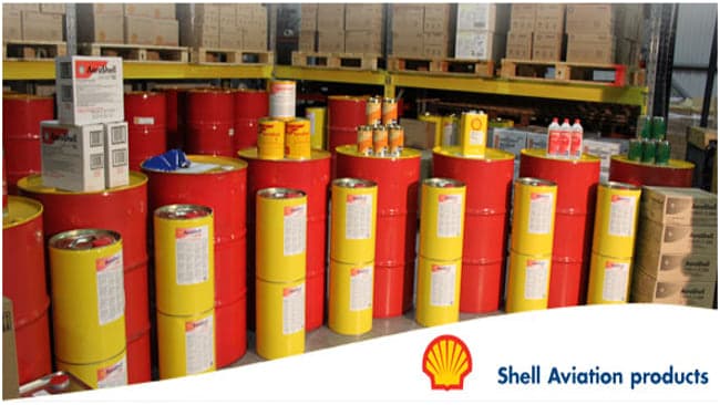 Shell Aviation lubricant stock held for defence and aviation supply
